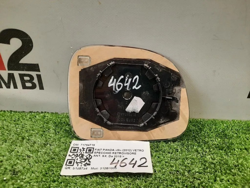 Vetro Specchio Retrovisore ANT SX 71754719 Fiat Panda III 2012