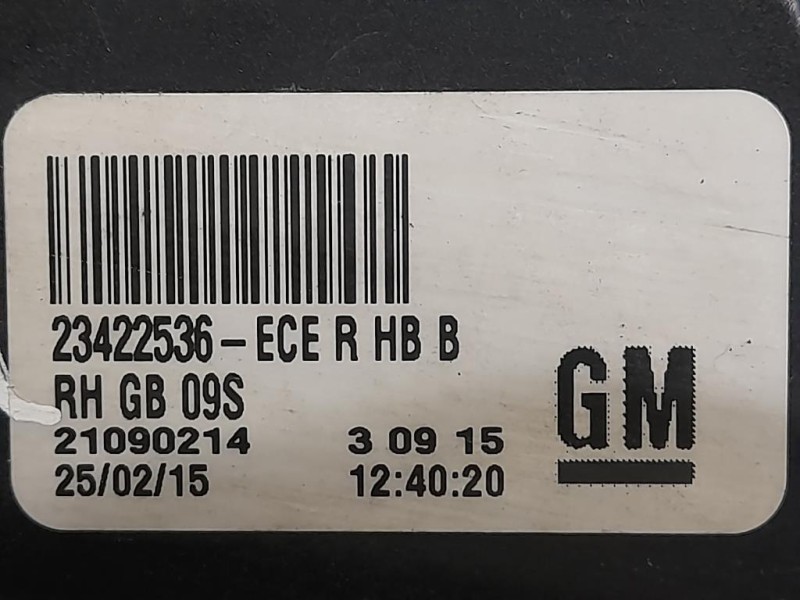 Fanale POST DX 23422536 Opel Insignia A 2009