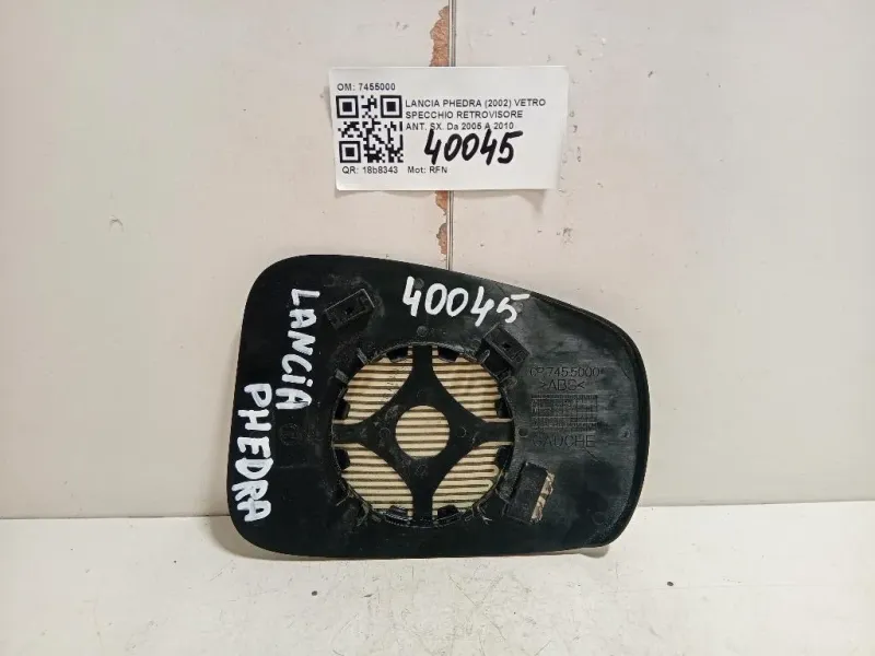 Vetro Specchio Retrovisore ANT SX 7455000 Lancia Phedra 2002
