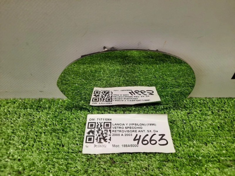 Vetro Specchio Retrovisore ANT SX 71711064 Lancia Y Ypsilon 1996