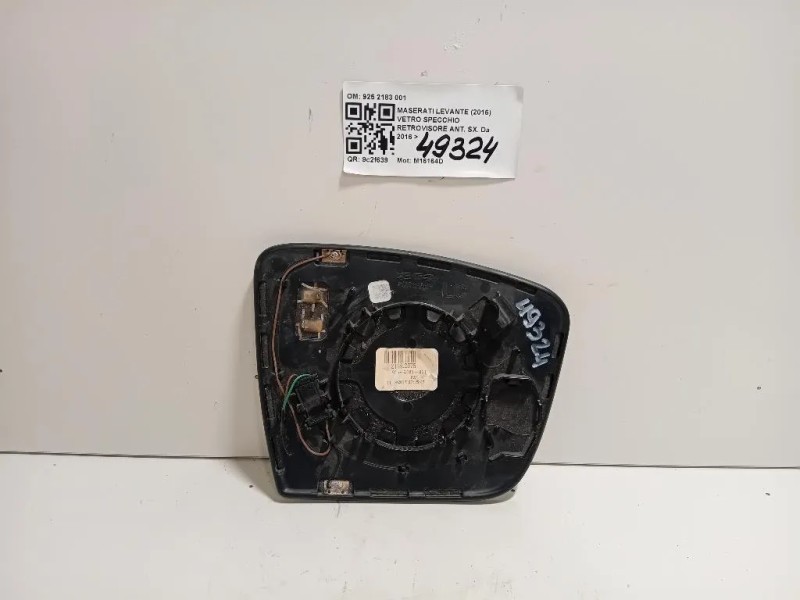 Vetro Specchio Retrovisore ANT SX 925 2183 001 Maserati Levante 2016