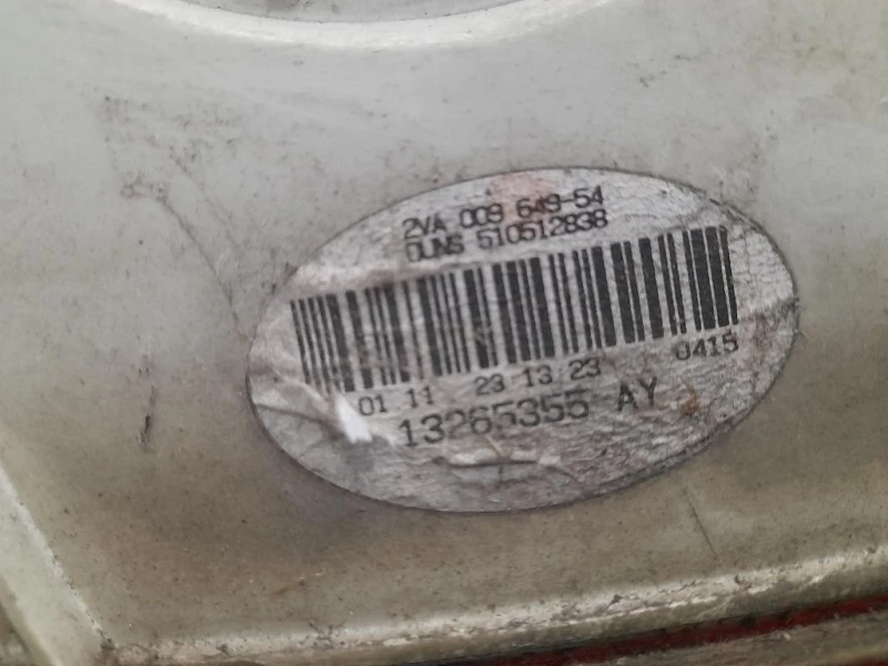 Fanale POST DX 13265355 Opel Insignia A 2009