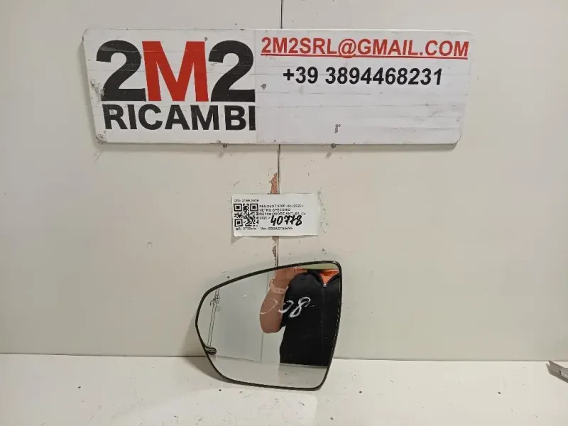 Vetro Specchio Retrovisore ANT SX 21593019 Peugeot 3008 II 2020