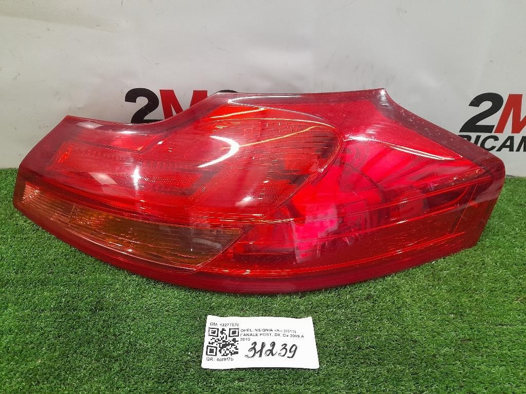 Fanale POST DX 13277878 Opel Insignia A 2013