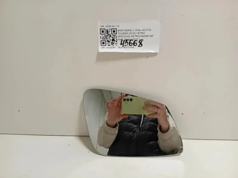 Vetro Specchio Retrovisore INF ANT DX 232634112 Bmw Serie 2 F45 Active Tourer 2018
