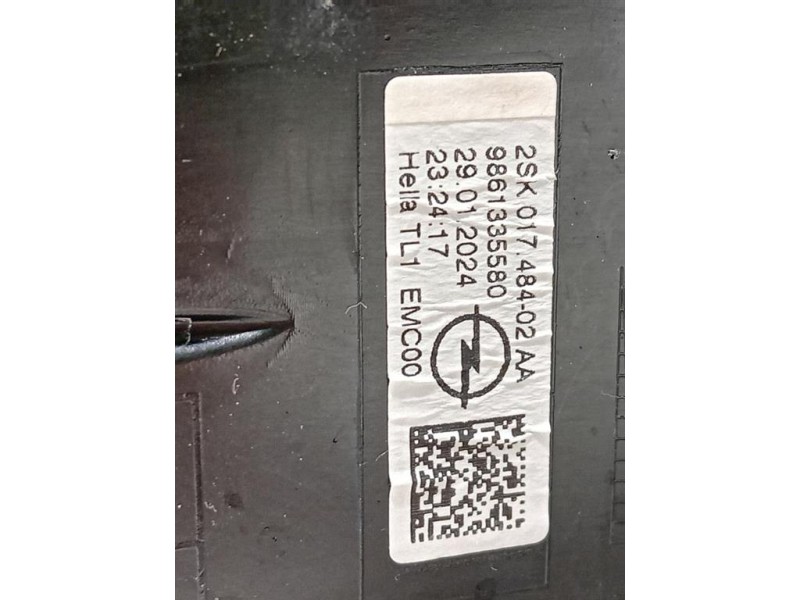 Fanale POST DX 9861335580 Opel Mokka B 2020