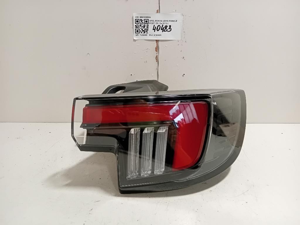 Fanale POST DX 9861335580 Opel Mokka B 2020