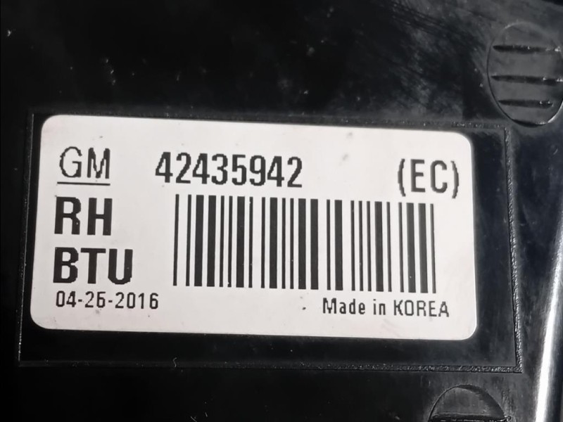 Fanale POST DX 42435942 Opel Mokka X 2016