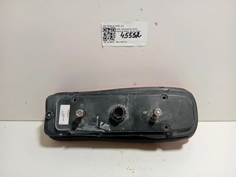 Fanale POST DX FANALE POST DX Opel Movano B 2010