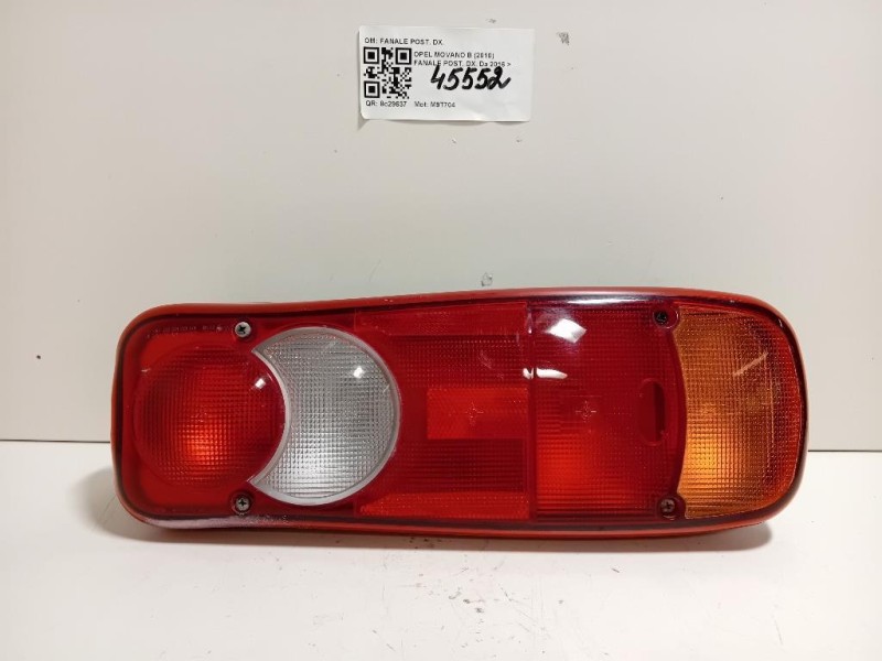 Fanale POST DX FANALE POST DX Opel Movano B 2010