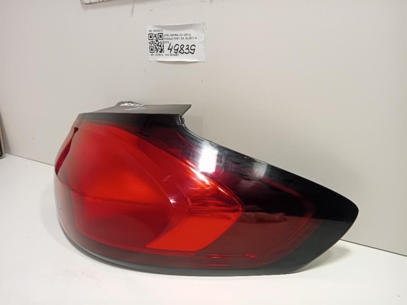 Fanale POST DX 39033313 Opel Zafira C 2012