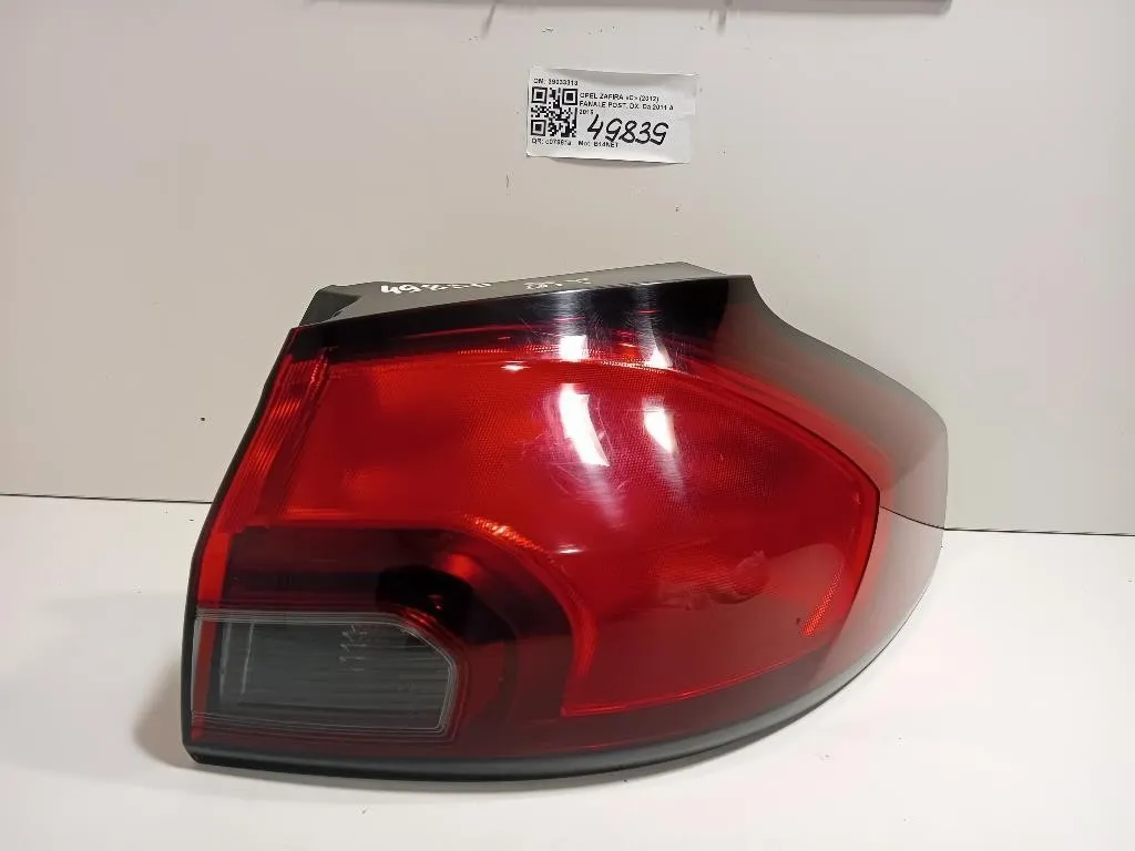 Fanale POST DX 39033313 Opel Zafira C 2012