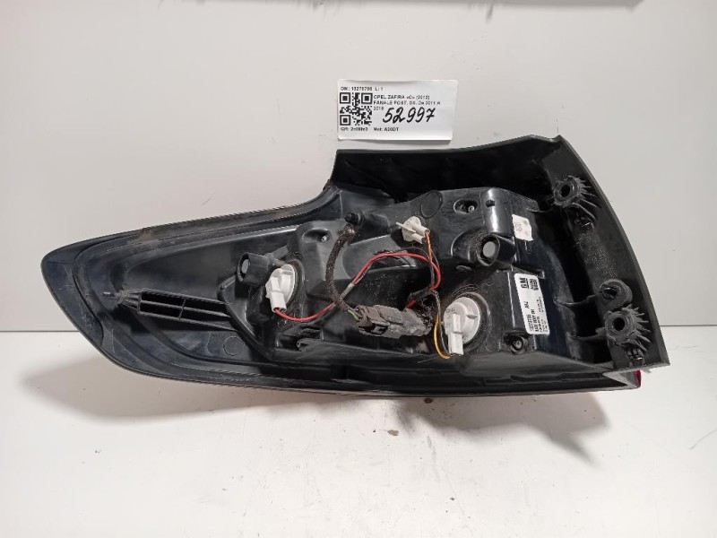 Fanale POST DX 13278785 Opel Zafira C 2012