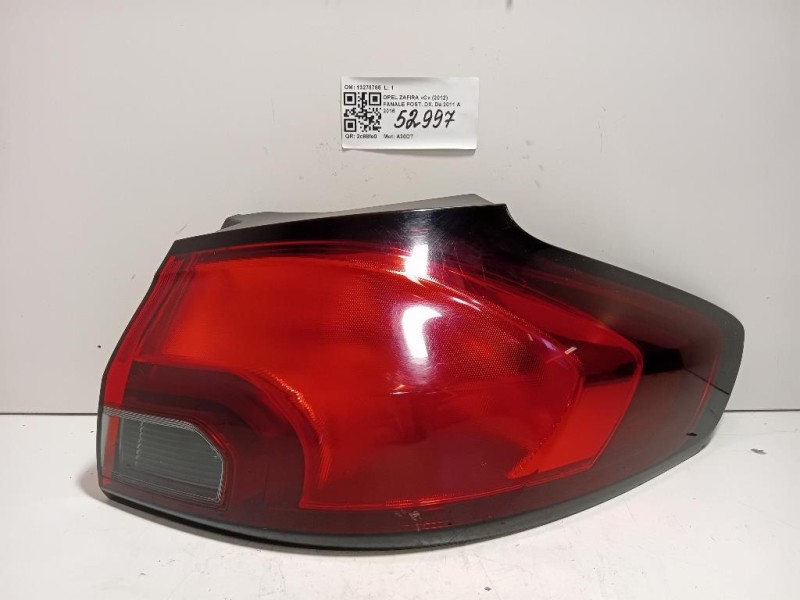 Fanale POST DX 13278785 Opel Zafira C 2012