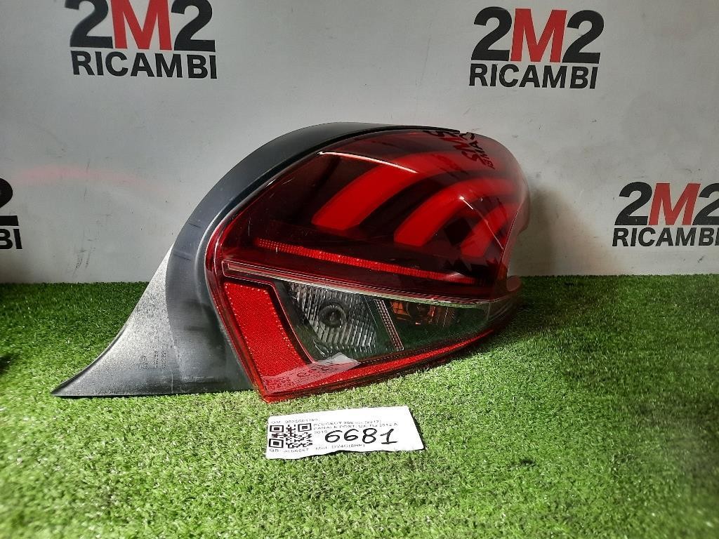 Fanale POST DX 9825601180 Peugeot 208 I 2012