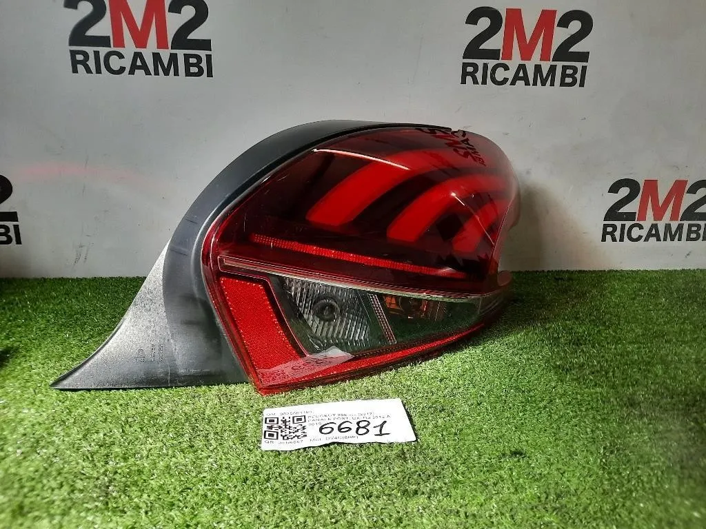 Fanale POST DX 9825601180 Peugeot 208 I 2012