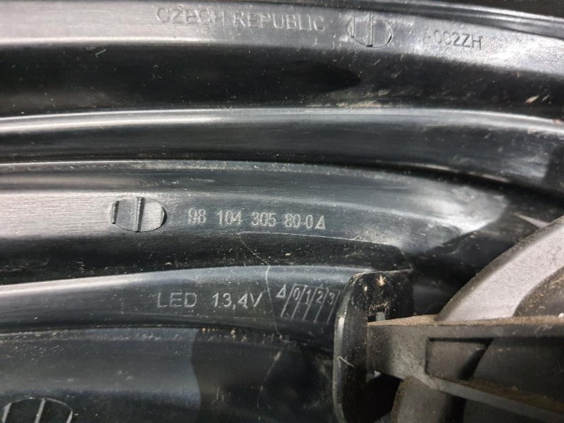 Fanale POST DX 9810430580 Peugeot 208 I 2015