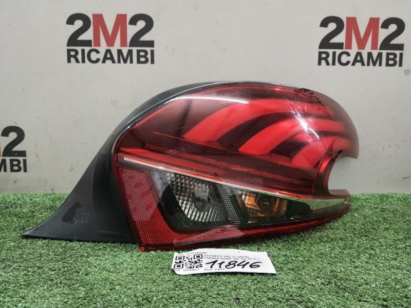 Fanale POST DX 9810430580 Peugeot 208 I 2015