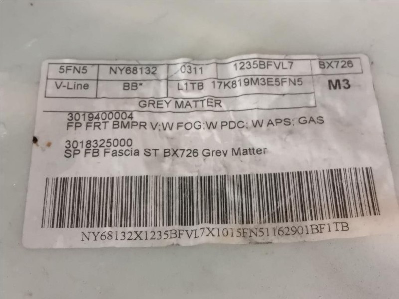 Paraurti ANT 2462128 Ford PUMA II 2019