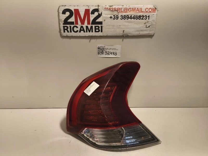 Fanale POST DX 9805510480 Peugeot 3008 I 2013
