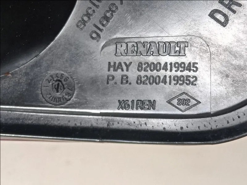 Fanale POST DX 89072580 Renault Kangoo Express III 2008