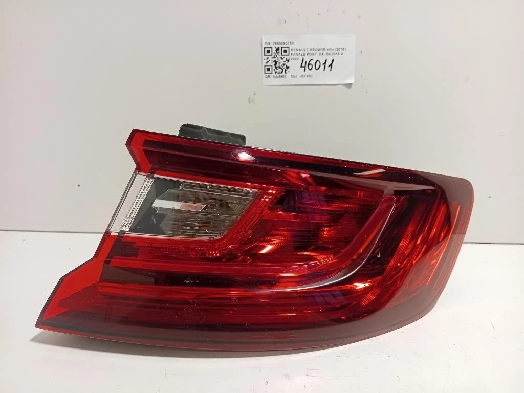 Fanale POST DX 265509578R Renault Mégane IV 2016