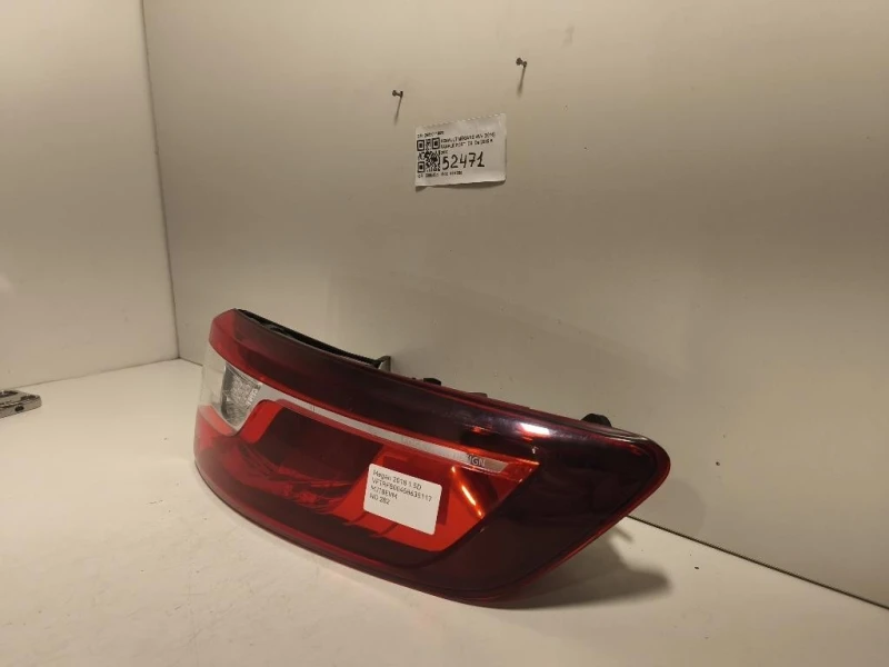 Fanale POST DX 265501150R Renault Mégane IV 2016