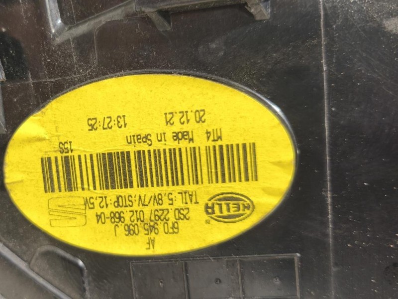 Fanale POST DX 6F0945096J Seat Ibiza VI KJ1 2017