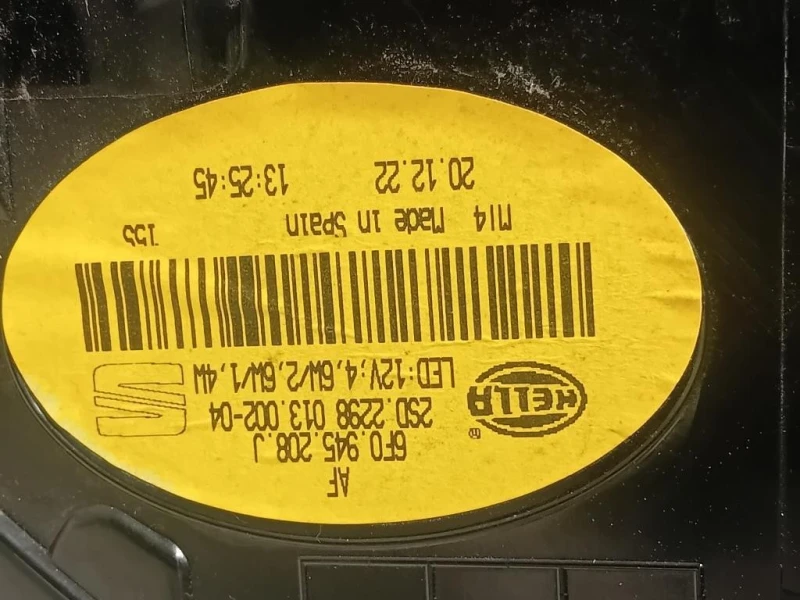 Fanale POST DX 6F0945208J Seat Ibiza VI KJ1 2017