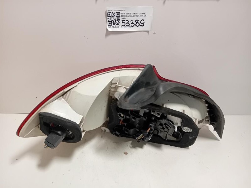 Fanale POST DX 6321486981001 Bmw Serie 1 E88 Cabrio 2005