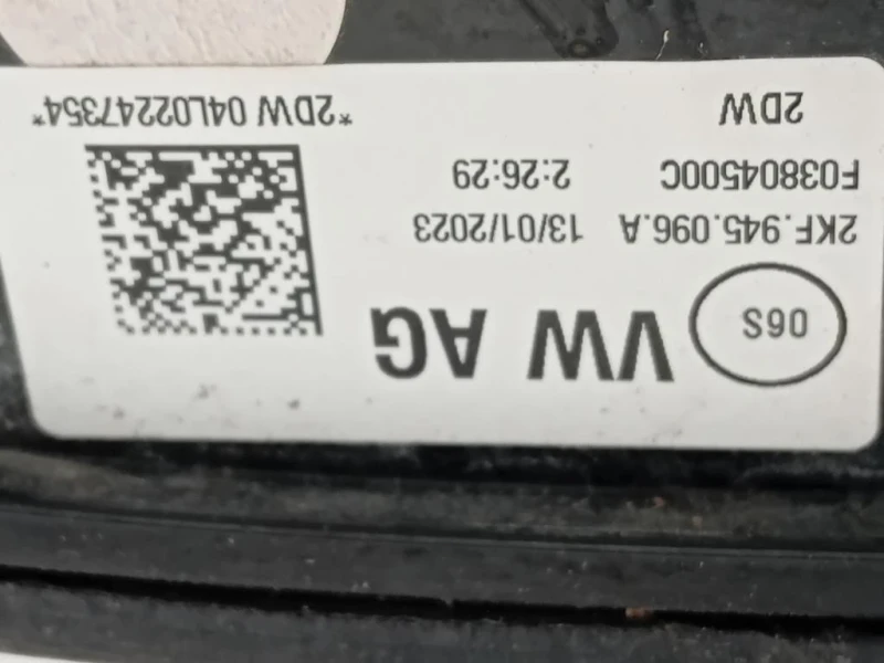 Fanale POST DX 2K7945096A Volkswagen Caddy VI 2020