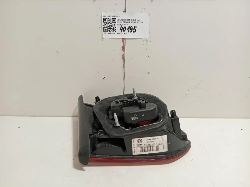 Fanale POST DX 5K0 945 094 J Volkswagen GOLF VI 2009