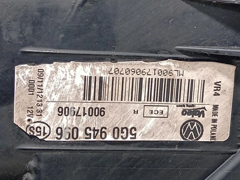 Fanale POST DX 5G0 945 096 Volkswagen GOLF VII 2013