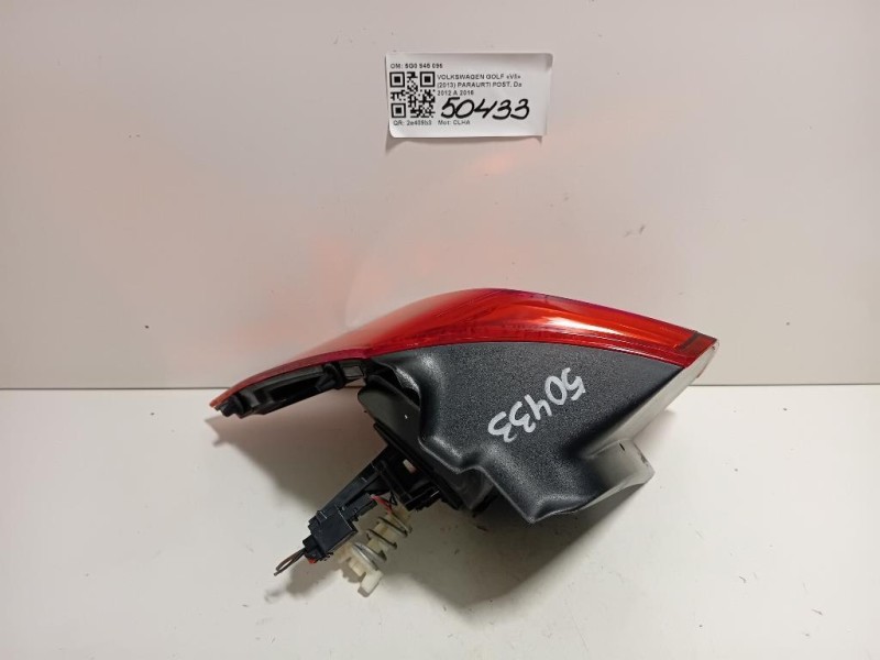 Fanale POST DX 5G0 945 096 Volkswagen GOLF VII 2013