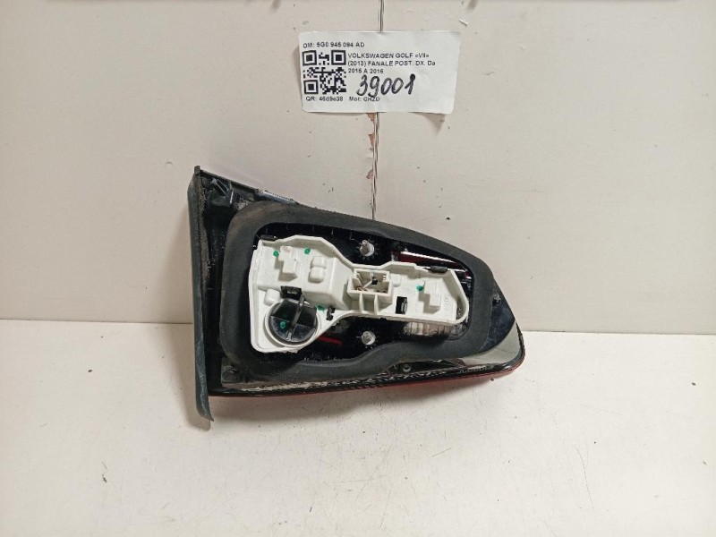 Fanale POST DX 5G0 945 094 AD Volkswagen GOLF VII 2013