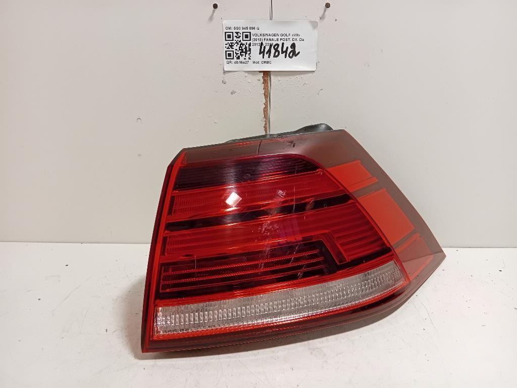 Fanale POST DX 5G0945096Q Volkswagen GOLF VII 2013