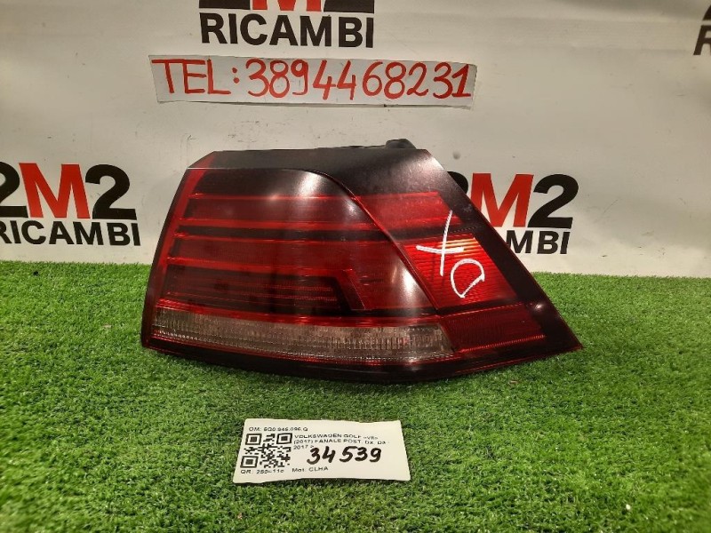 Fanale POST DX 5G0945096Q DX Volkswagen GOLF VII 2017