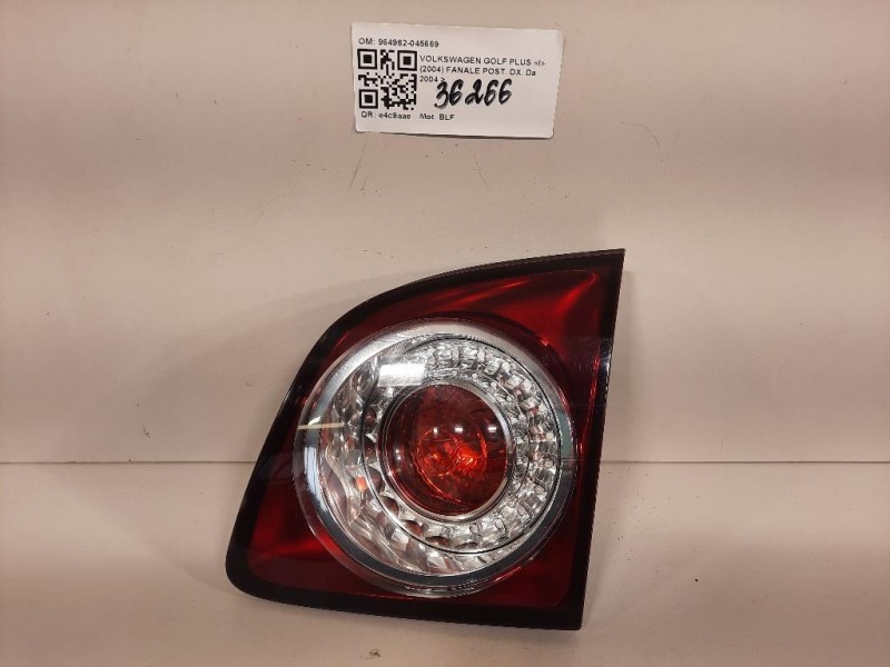 Fanale POST DX 5M0 945 093 K Volkswagen GOLF PLUS I 2004