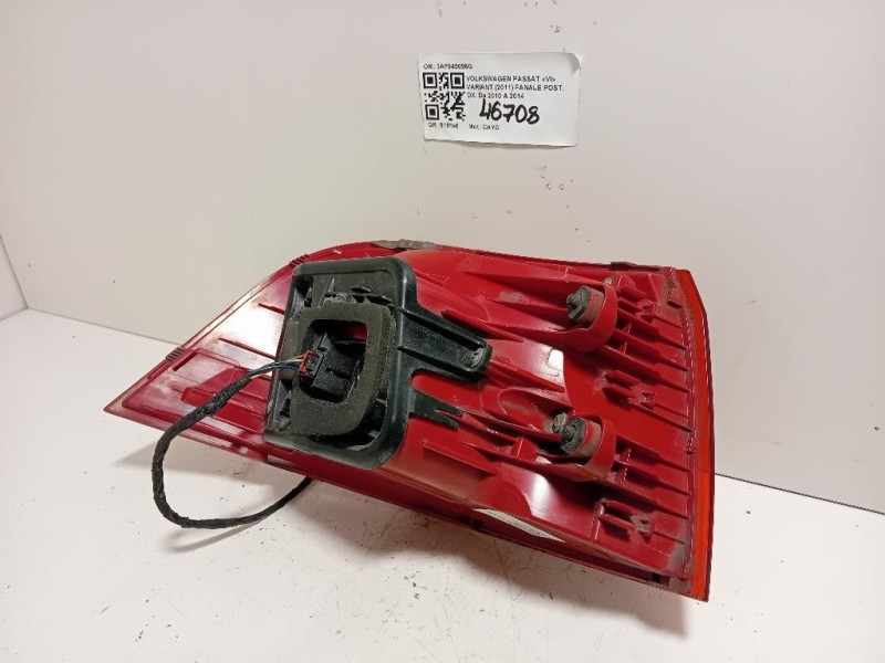 Fanale POST DX 3AF945096G Volkswagen Passat VI Variant 2011