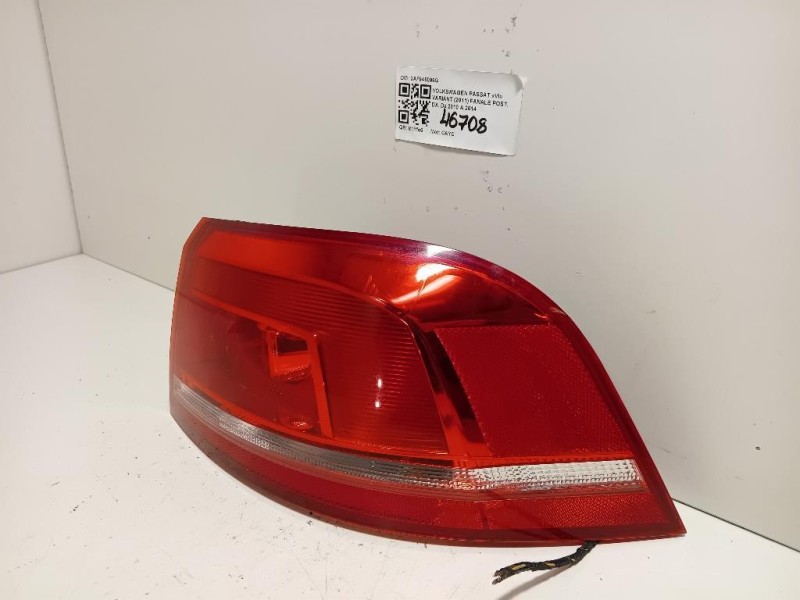 Fanale POST DX 3AF945096G Volkswagen Passat VI Variant 2011