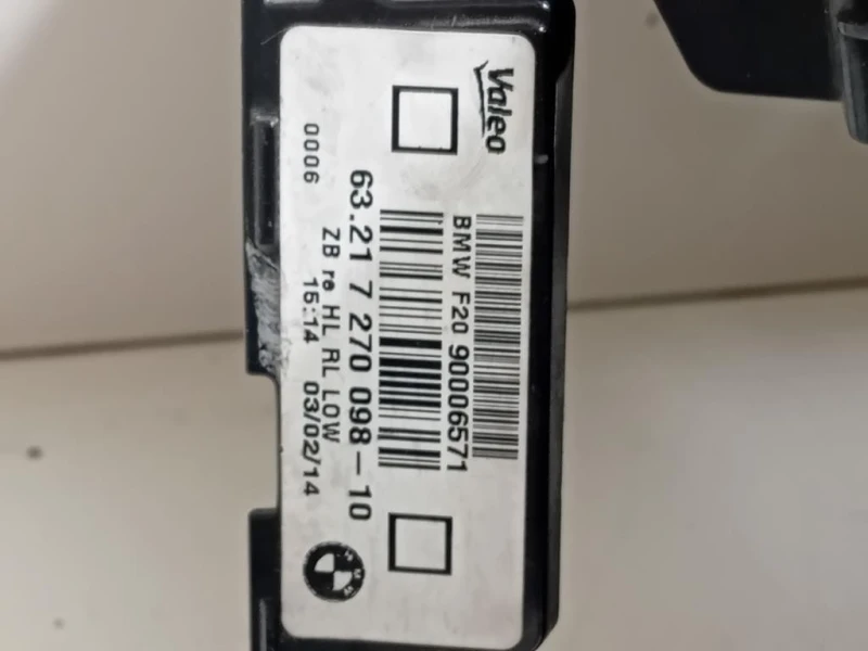 Fanale POST DX 63217270098 Bmw Serie 1 F20 Berlina 2012