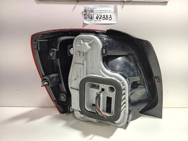 Fanale POST DX 6R0 945 258 A Volkswagen POLO VI 2009