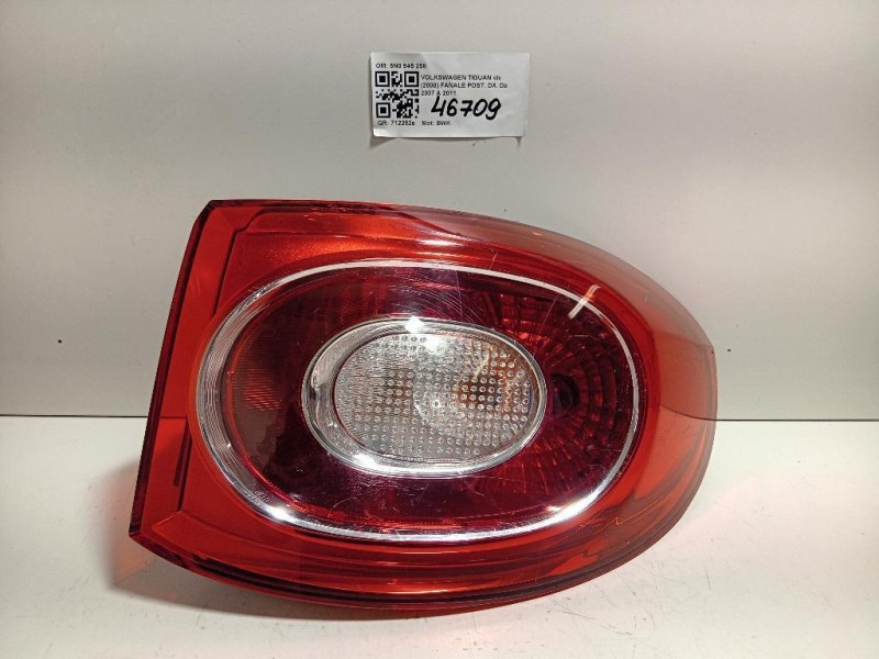 Fanale POST DX 5N0 945 258 Volkswagen Tiguan I 2008