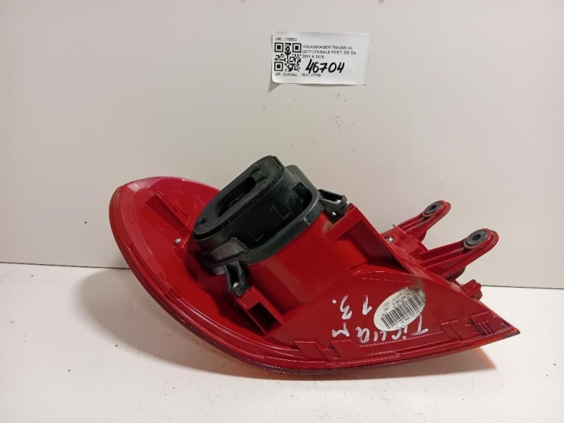Fanale POST DX 178933 Volkswagen Tiguan I 2011