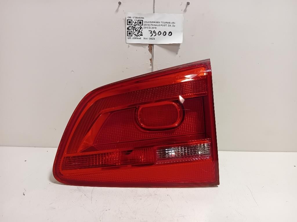 Fanale POST DX 1T0945094 Volkswagen Touran III 2010