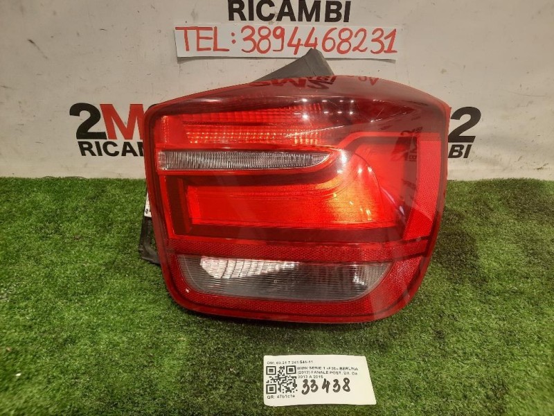 Fanale POST DX 6321 7 241 544-11 Bmw Serie 1 F20 Berlina 2012