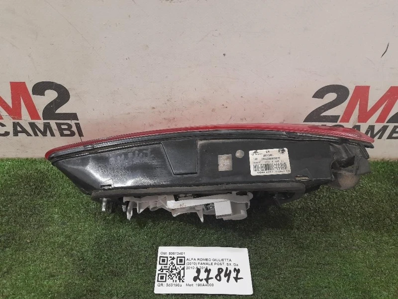 Fanale POST SX 50513401 Alfa Romeo Giulietta 2010