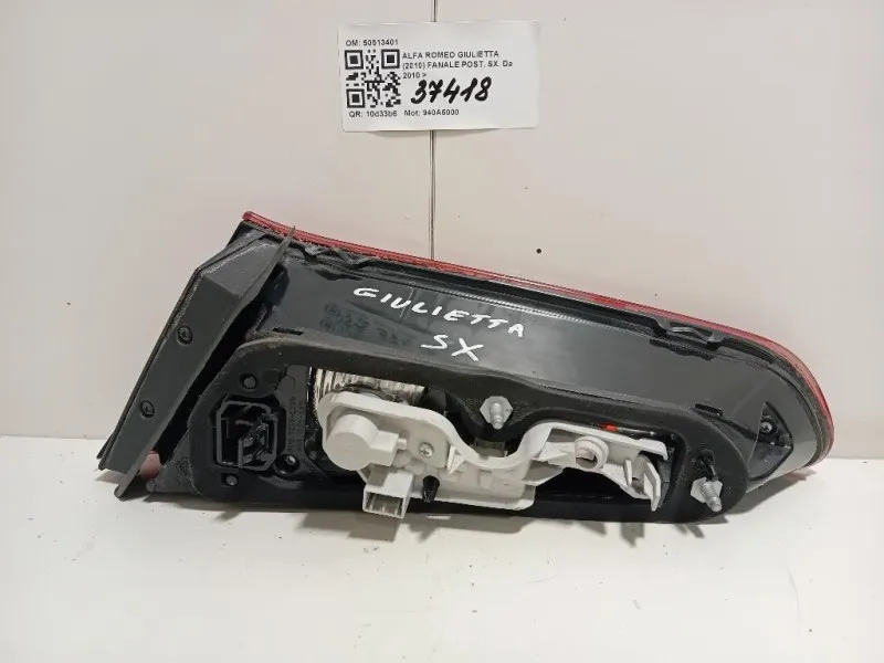 Fanale POST SX 50513401 Alfa Romeo Giulietta 2010