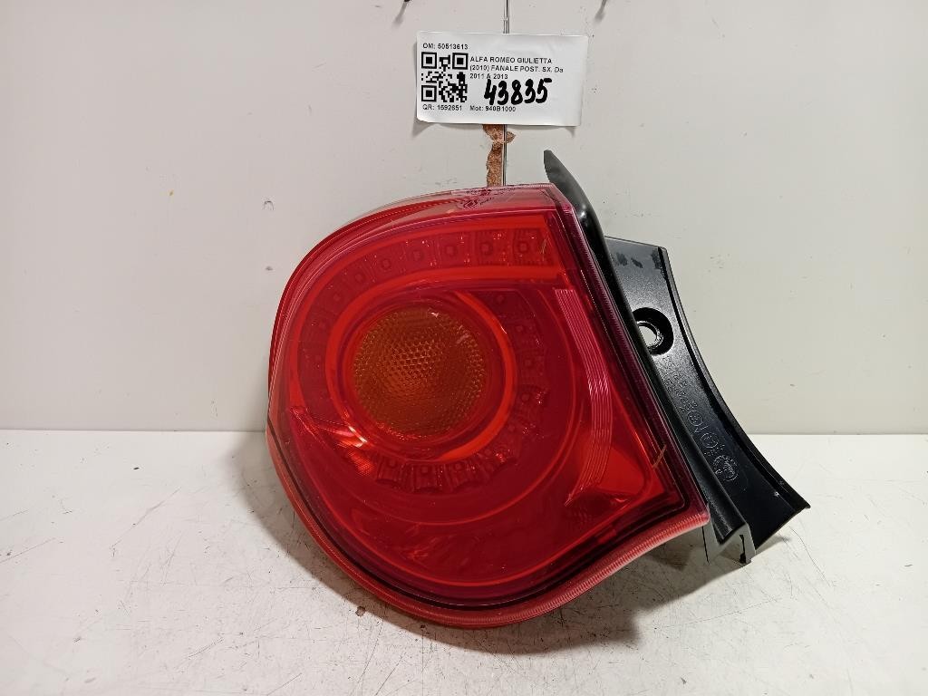 Fanale POST SX 50513613 Alfa Romeo Giulietta 2010
