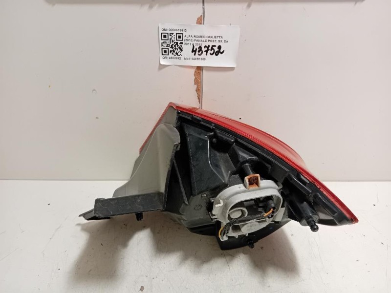 Fanale POST SX 0050513613 Alfa Romeo Giulietta 2010